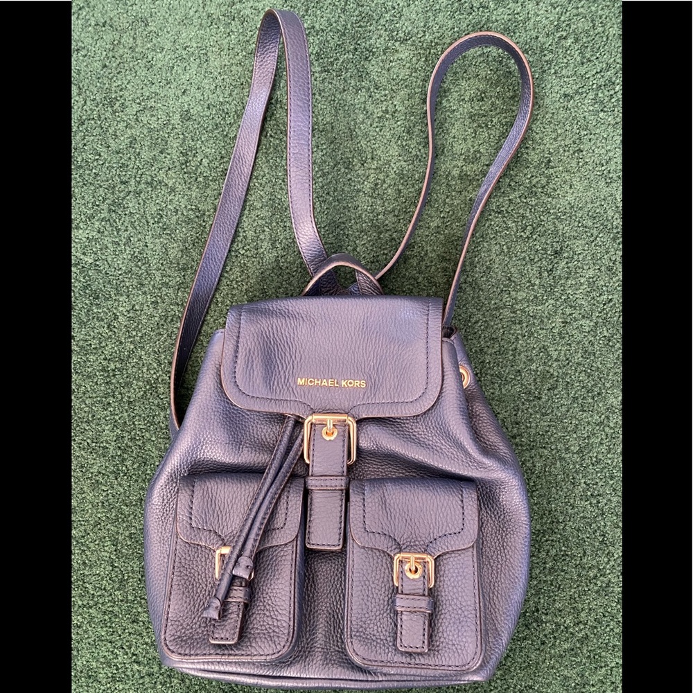 Michael Kors  medium pack pack navy blue leather. New never used.